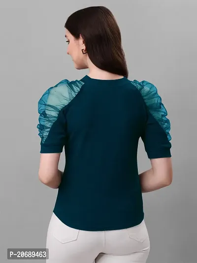 Stylish Fancy Designer Polyester Top For Women-thumb2