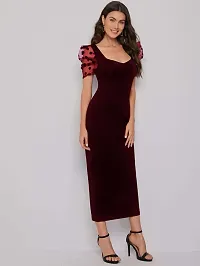 Stylish Fancy Designer Polyester Dresses For Women-thumb1