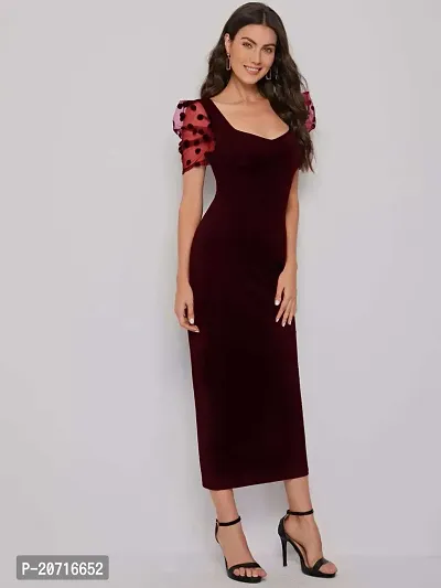 Stylish Fancy Designer Polyester Dresses For Women-thumb2