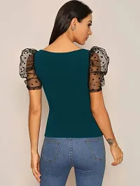 Stylish Fancy Designer Polyester Top For Women-thumb2