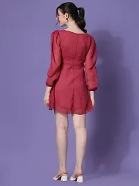 Stylish Fancy Designer Georgette Dresses For Women-thumb4