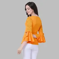 Stylish Fancy Designer Crepe Top For Women-thumb1