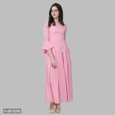 Stylish Fancy Designer Crepe Dresses For Women-thumb4