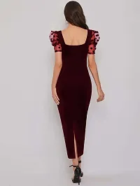 Stylish Fancy Designer Polyester Dresses For Women-thumb2