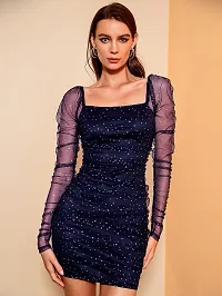 Stylish Fancy Designer Net Dresses For Women-thumb1