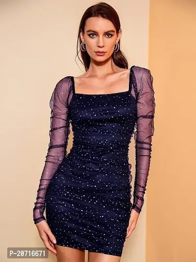 Stylish Fancy Designer Net Dresses For Women-thumb2