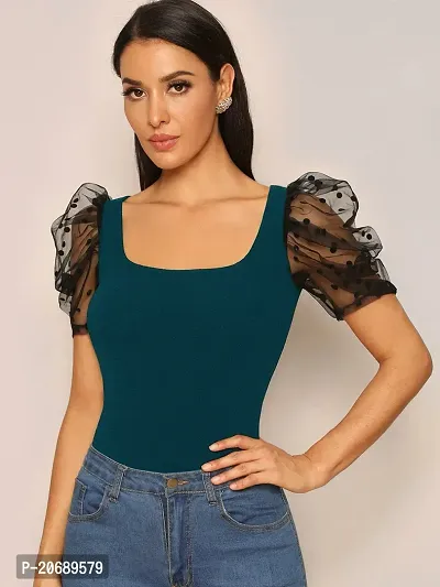 Stylish Fancy Designer Polyester Top For Women-thumb0