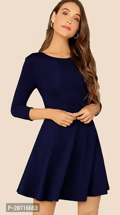 Stylish Fancy Designer Polyester Dresses For Women-thumb0