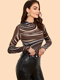 Stylish Fancy Designer Cotton Spandex Top For Women-thumb3