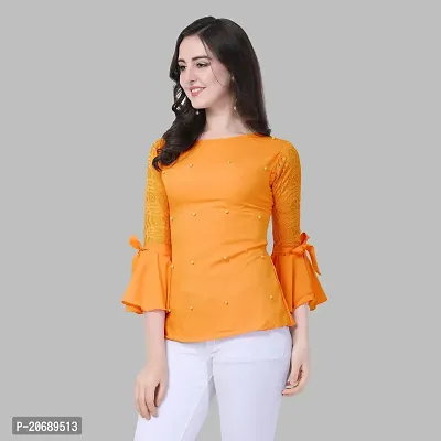 Stylish Fancy Designer Crepe Top For Women-thumb3