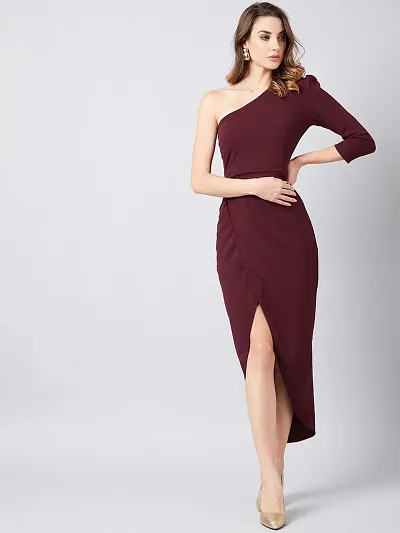 Kitmist One-Shoulder Long Dress for Women