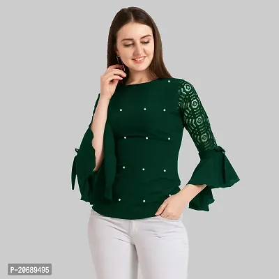 Stylish Fancy Designer Crepe Top For Women