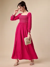 Stylish Fancy Designer Crepe Dresses For Women-thumb2