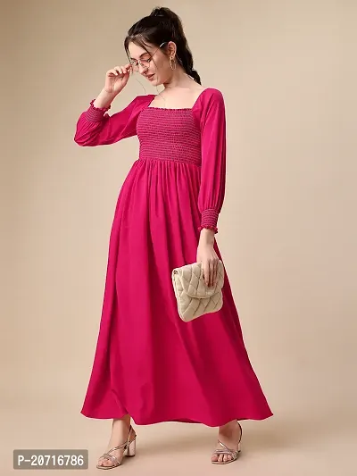 Stylish Fancy Designer Crepe Dresses For Women-thumb3