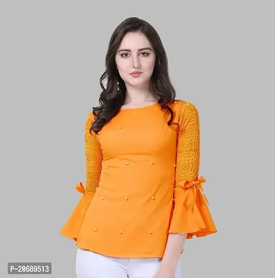 Stylish Fancy Designer Crepe Top For Women