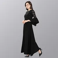 Stylish Fancy Designer Crepe Dresses For Women-thumb4