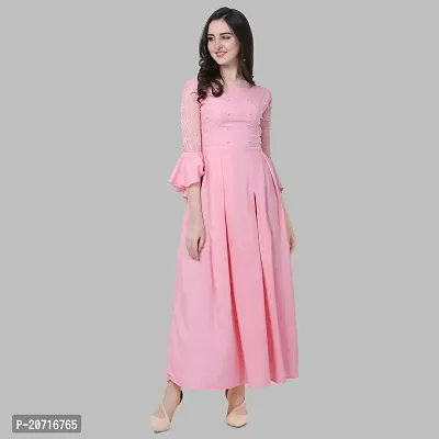 Stylish Fancy Designer Crepe Dresses For Women-thumb5