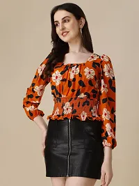 Stylish Fancy Designer Crepe Top For Women-thumb2