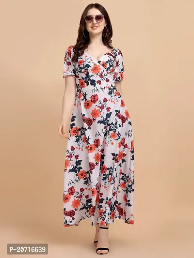 Stylish Fancy Designer Crepe Dresses For Women-thumb3