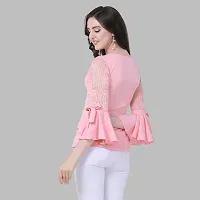 Stylish Fancy Designer Crepe Top For Women-thumb1