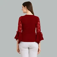 Stylish Fancy Designer Crepe Top For Women-thumb1