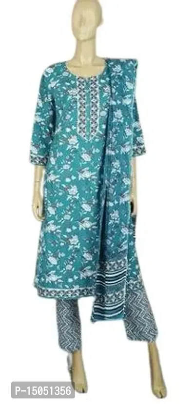 Stylish Cotton Kurti Set For Women