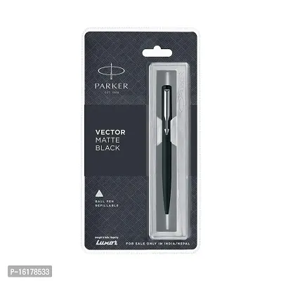 Parker Vector Ball Pen, Matte Black-thumb2