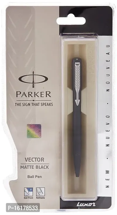 Parker Vector Ball Pen, Matte Black-thumb0