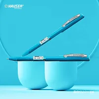 Hauser Doku Glide Ball Pen | Tip Size 0.7 mm | Comfortable Grip With Smudge Free Writing | Sturdy Refillable Ball Pen | Blue Ink, Jar Set of 50 Ball Pen-thumb4