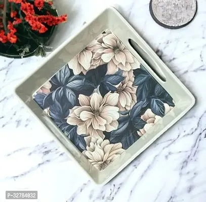 Lilly Floral Design Tray (Pack of 2)