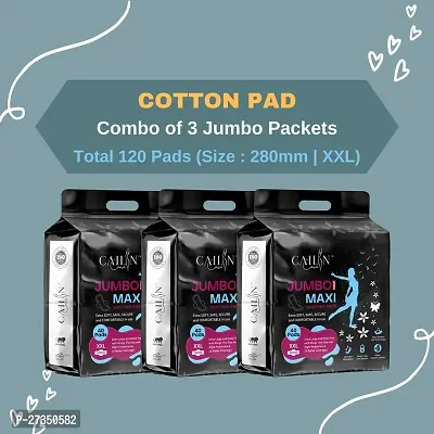 Cailin Care Sanitary Pads best for Day And Night Protection, Heavy Flow Pads, Instant Dry Feel, 100% Lekage Proof Pads, Odour Control System, Extra Large and Wider  Pads, Leakage  Rash Free Pads-thumb0