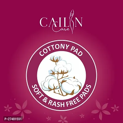 Cailin Care Premium Cotton Rash Free Sanitary Napkin Sanitary Pads (Size - 320mm | XXXL) (Combo of 1 Packet) (Total 40 Pads)-thumb2