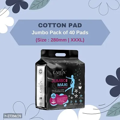 Cailin Care Sanitary Pads best for Day And Night Protection, Heavy Flow Pads, Instant Dry Feel, 100% Lekage Proof Pads, Odour Control System, Extra Large and Wider  Pads, Leakage  Rash Free Pads
