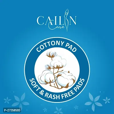 Cailin Care Cottony Antibacterial Sanitary Pads Sanitary Napkins (Size - 280mm | XXL) (Combo of 2 Packet) (Total 80 Pads)-thumb3