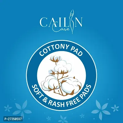 Cailin Care Cotton Day  Night Protection Sanitary Pad Sanitary Napkin (Size - 280mm | XXL) (Combo of 3 Packet) (Total 120 Pads)-thumb3