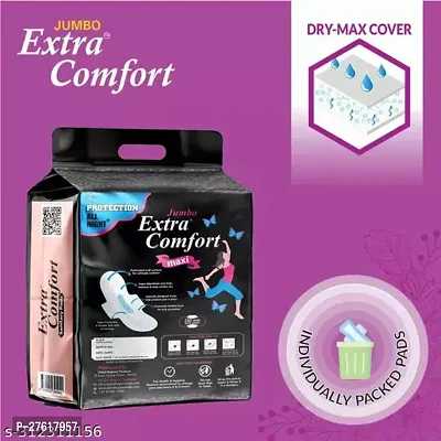 Jumbo Extra comfort Sanitary Napkin Pads (80 pads, XXXL) Sanitary Pad-thumb4