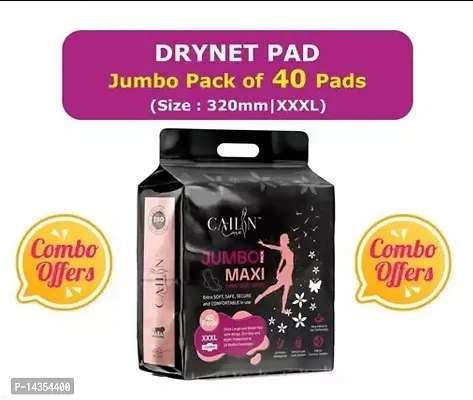 Extra Dry  Soft Leakage Free Sanitary Pads (40 Pads Packet) (320mm | XXXL Sanitary Napkins)