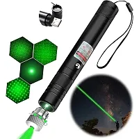 OptTag Green Laser Pointer for Presentation Rechargeable Laser Light Teaching Pen, High Power Flashlight,Party light  (650 nm, Green)-thumb1