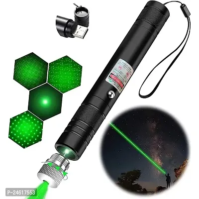 OptTag Green Laser Pointer for Presentation Rechargeable Laser Light Teaching Pen, High Power Flashlight,Party light  (650 nm, Green)-thumb2