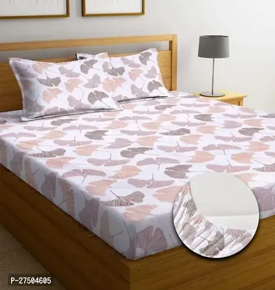 Comfortable Glace Cotton Flat Double 1 Bedcover + 2 Pillowcovers