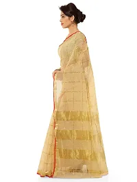 Fabulous Kota Doria Cotton Self Pattern Saree with Blouse piece For Women-thumb2