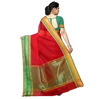 Fabulous Kota Doria Cotton Self Pattern Saree with Blouse piece For Women-thumb2