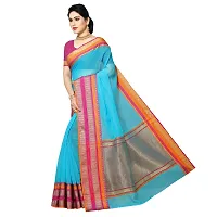 Fabulous Kota Doria Cotton Self Pattern Saree with Blouse piece For Women-thumb4