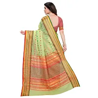 Fabulous Kota Doria Cotton Self Pattern Saree with Blouse piece For Women-thumb2