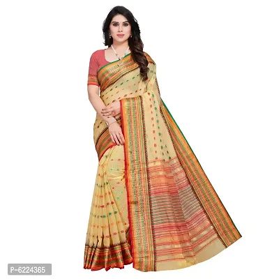 Fabulous Kota Doria Cotton Self Pattern Saree with Blouse piece For Women