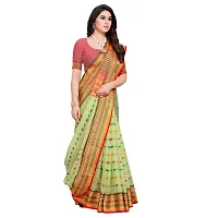 Fabulous Kota Doria Cotton Self Pattern Saree with Blouse piece For Women-thumb1