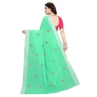 Fabulous Cotton Silk Self Pattern Saree with Blouse piece For Women-thumb2