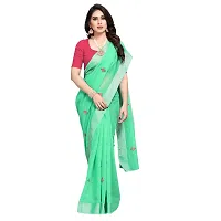 Fabulous Cotton Silk Self Pattern Saree with Blouse piece For Women-thumb1