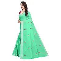 Fabulous Cotton Silk Self Pattern Saree with Blouse piece For Women-thumb3