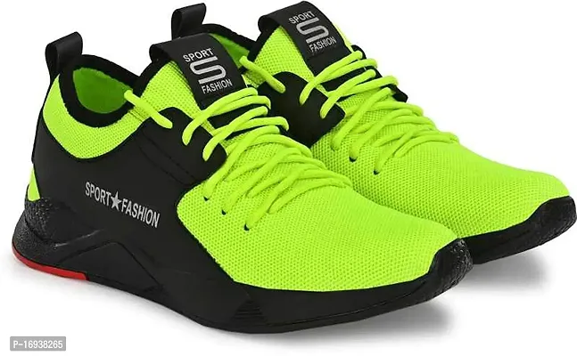 Stylish Multicoloured Mesh Running Shoes For Men-thumb4